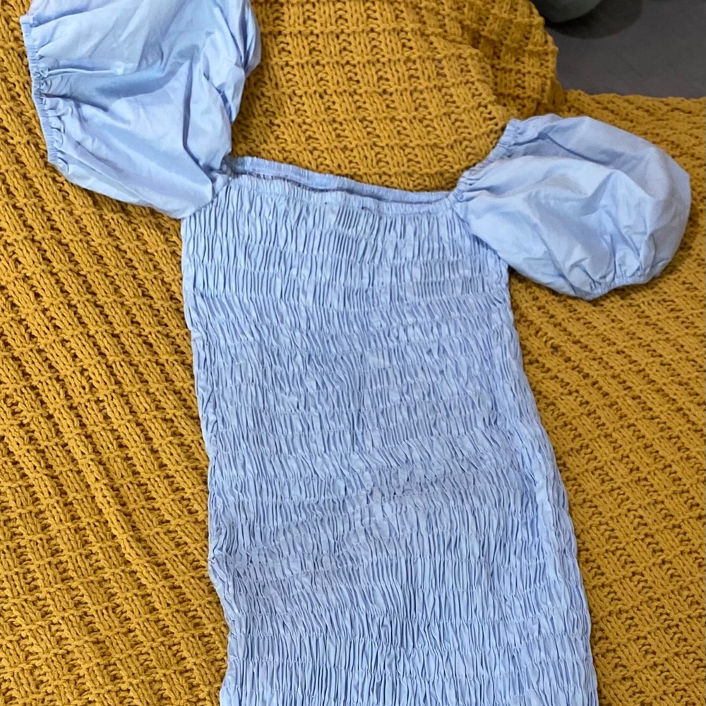 Midi light blue dress from lulus